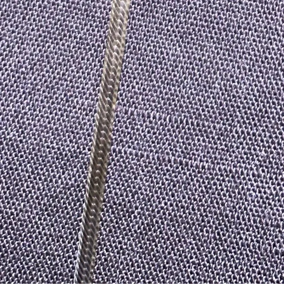 18” Sterling Silver Herringbone Chain Necklace - 525 from Italy - Picture 5 of 10